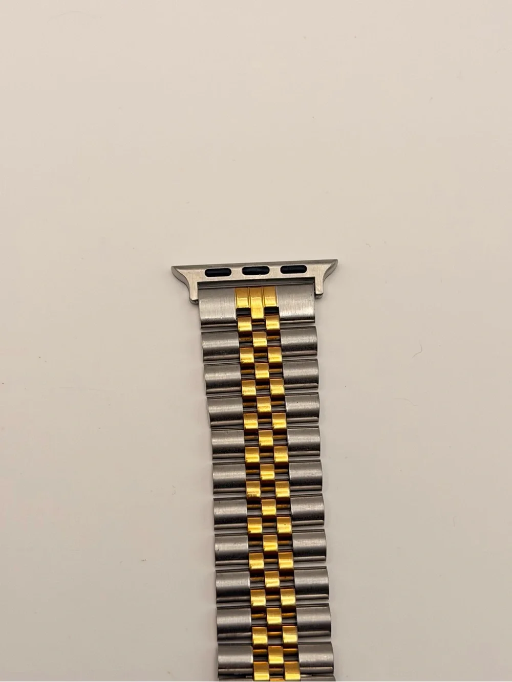 Apple Watch Stainless Steel Jubuly Gold & Silver, 42/44/46/49mm, excellent